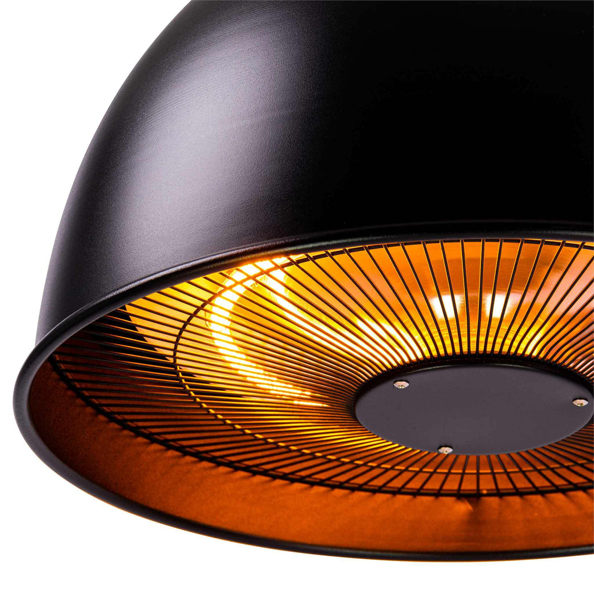 Fornorth Estufa de Exterior Ceiling Heater Premium 2000W, negro