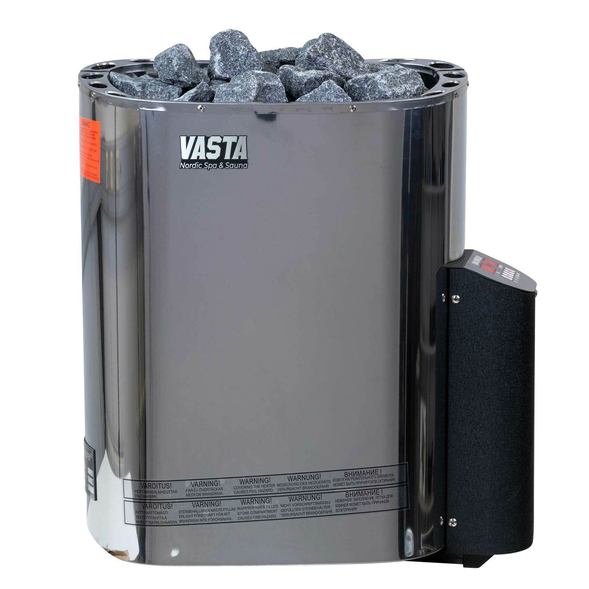 Vasta Electric Sauna Heater Blaze 8kw, fixed control, 7-12m3, steel