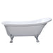 Lykke Vasca da Bagno con Piedini Nordic Deluxe 1500x750x710mm, Bianco