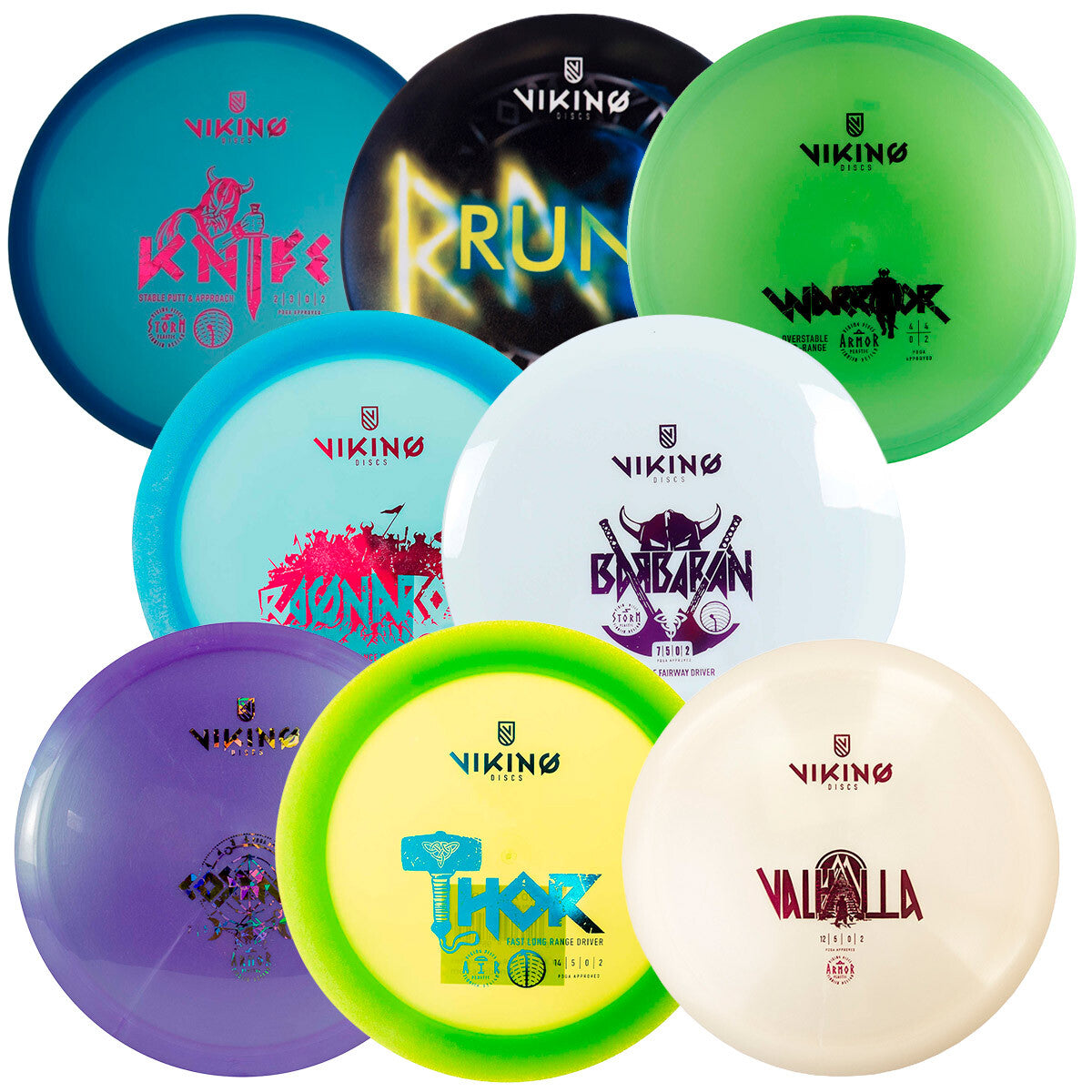 Viking Discs Pro Tour - coffret de 8 disques