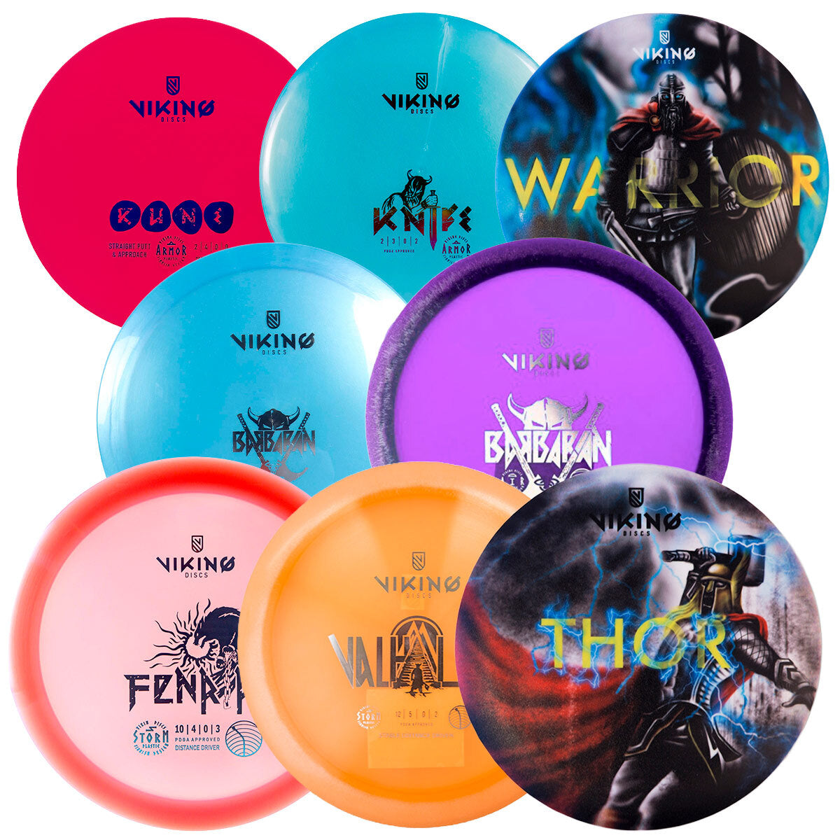 Viking Discs Mayhem - coffret de 8 disques