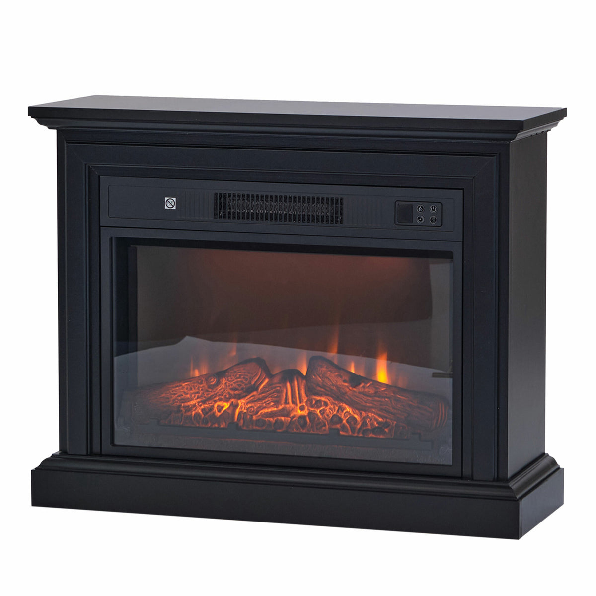 Lykke Chimenea eléctrica M, 2000W, negra