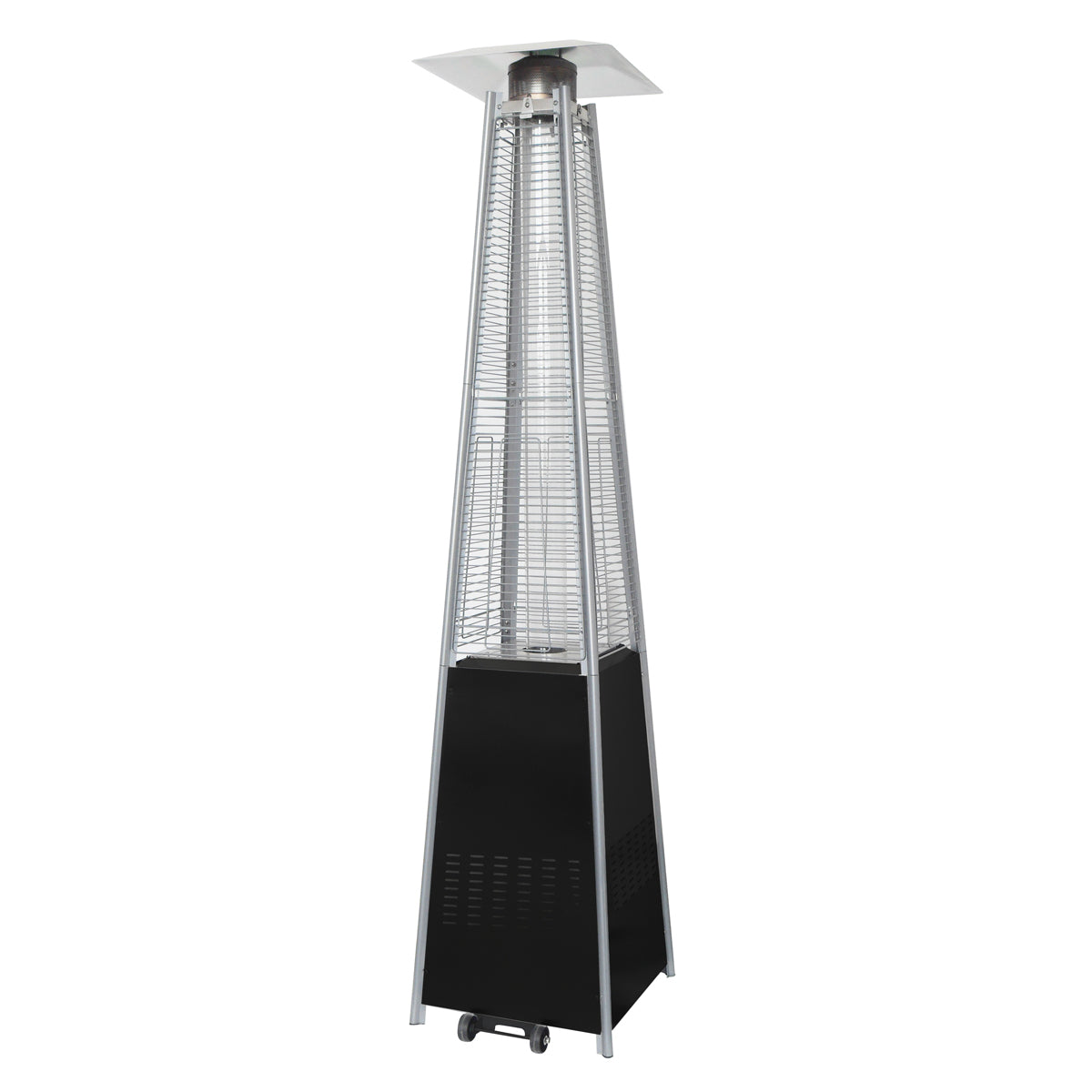 Fornorth Terrasverwarmer Pyramid 13kW Gasvermogen, zwart