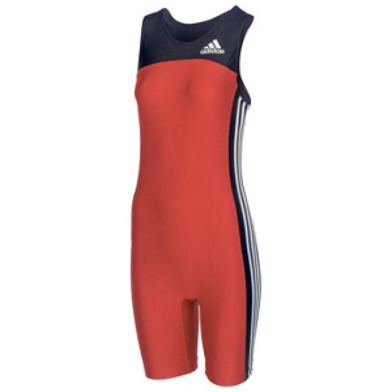 Adidas AT women's wrestling singlet, red