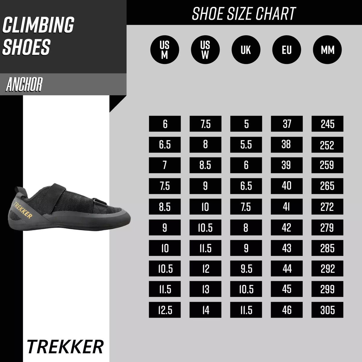 Trekker Scarpette da arrampicata Wall Anchor