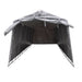 Fornorth Bâche de Remplacement pour Tente Garage 2,7x5,1m, Gris clair