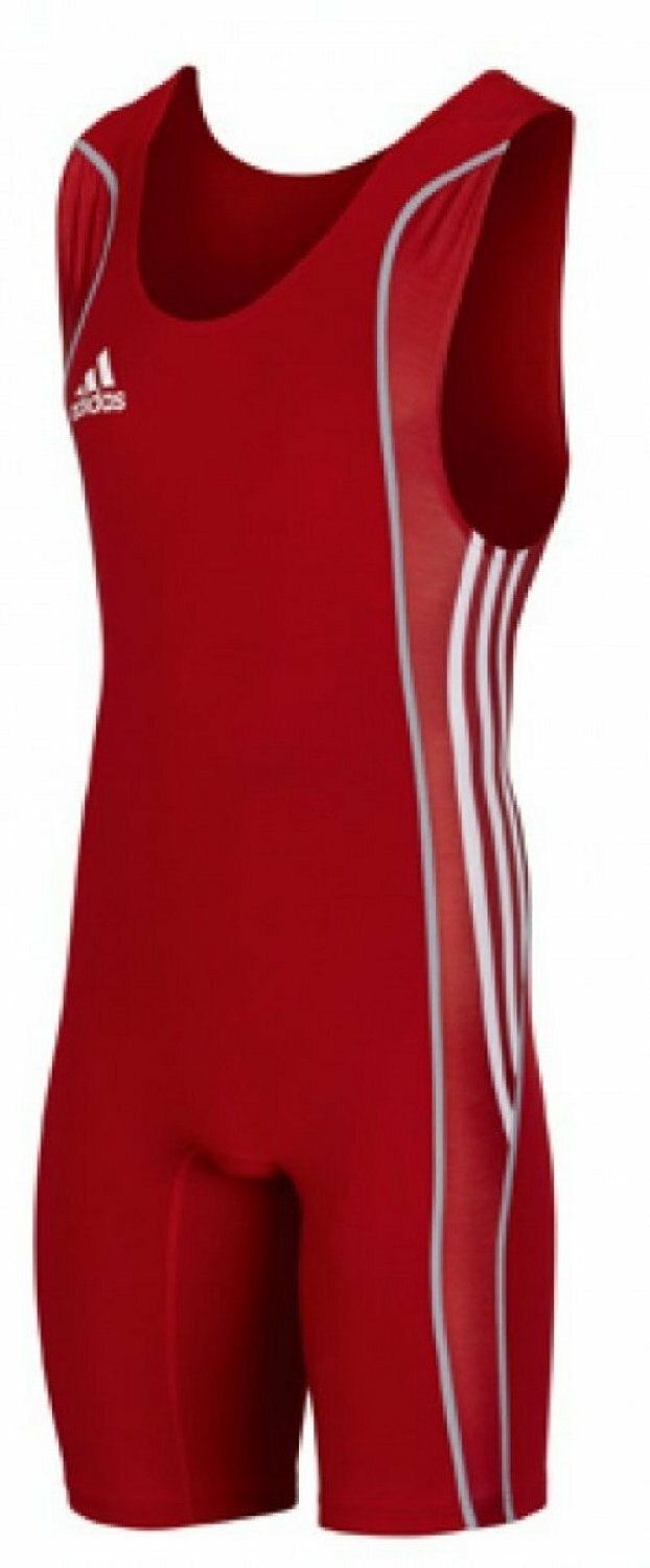 Adidas W8 Wrestling Singlet, Red