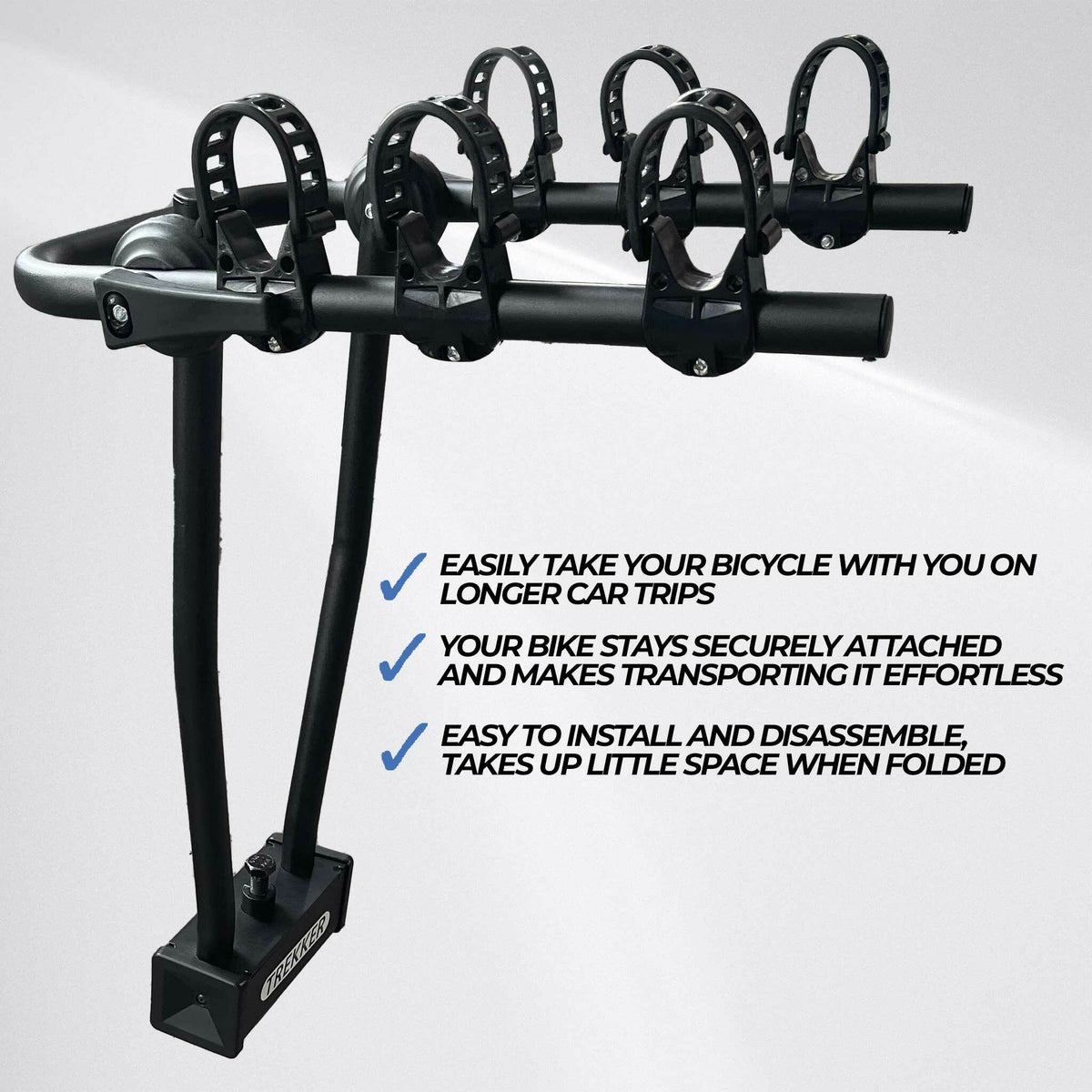 Trekker Cykelholder til bil, 3 cykler P300