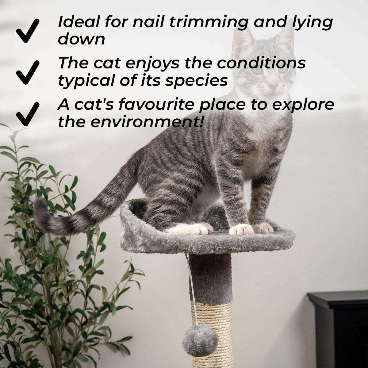 Trekker Cat Tree Home 112cm