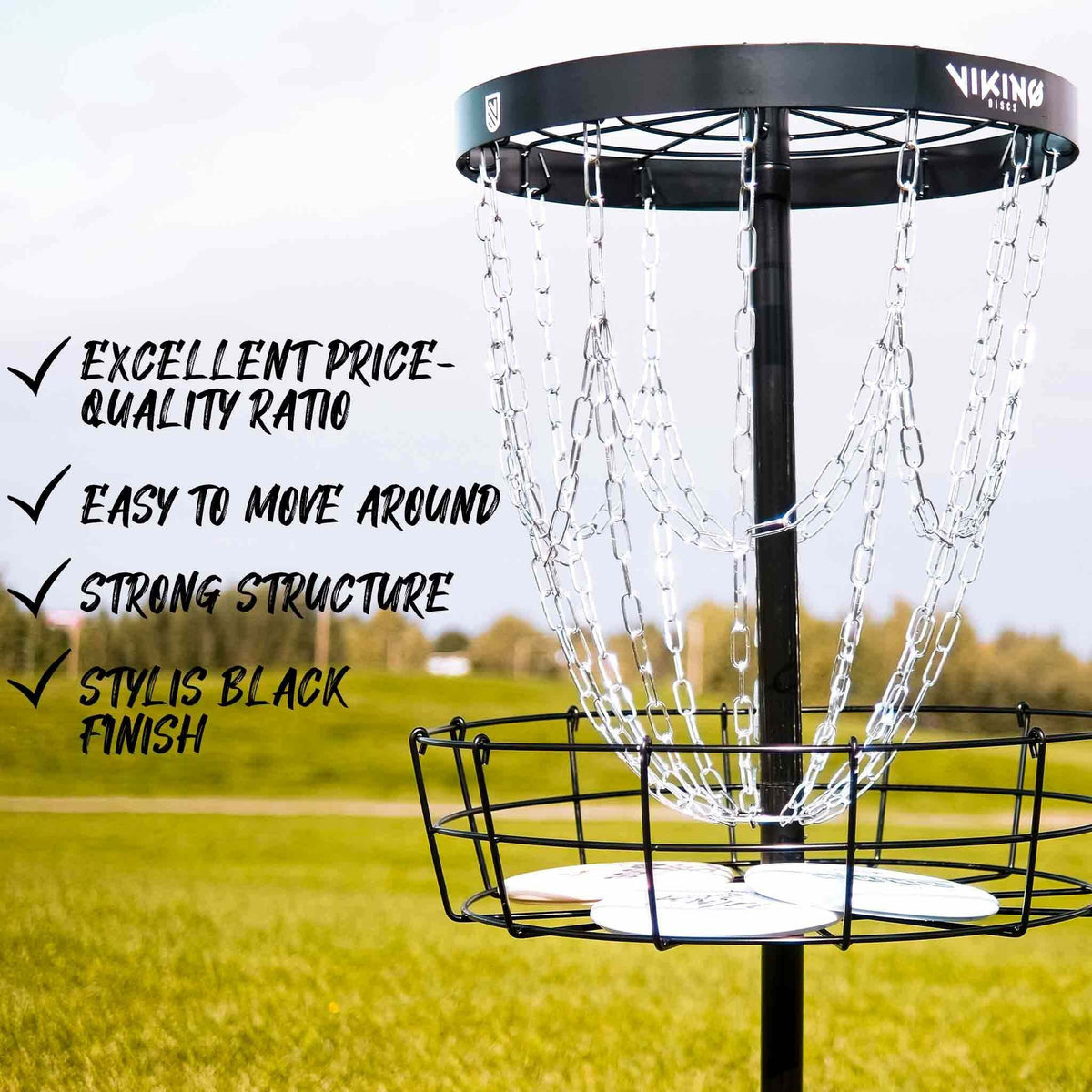 Viking Discs Battle Basket Pro Discgolf-Korb