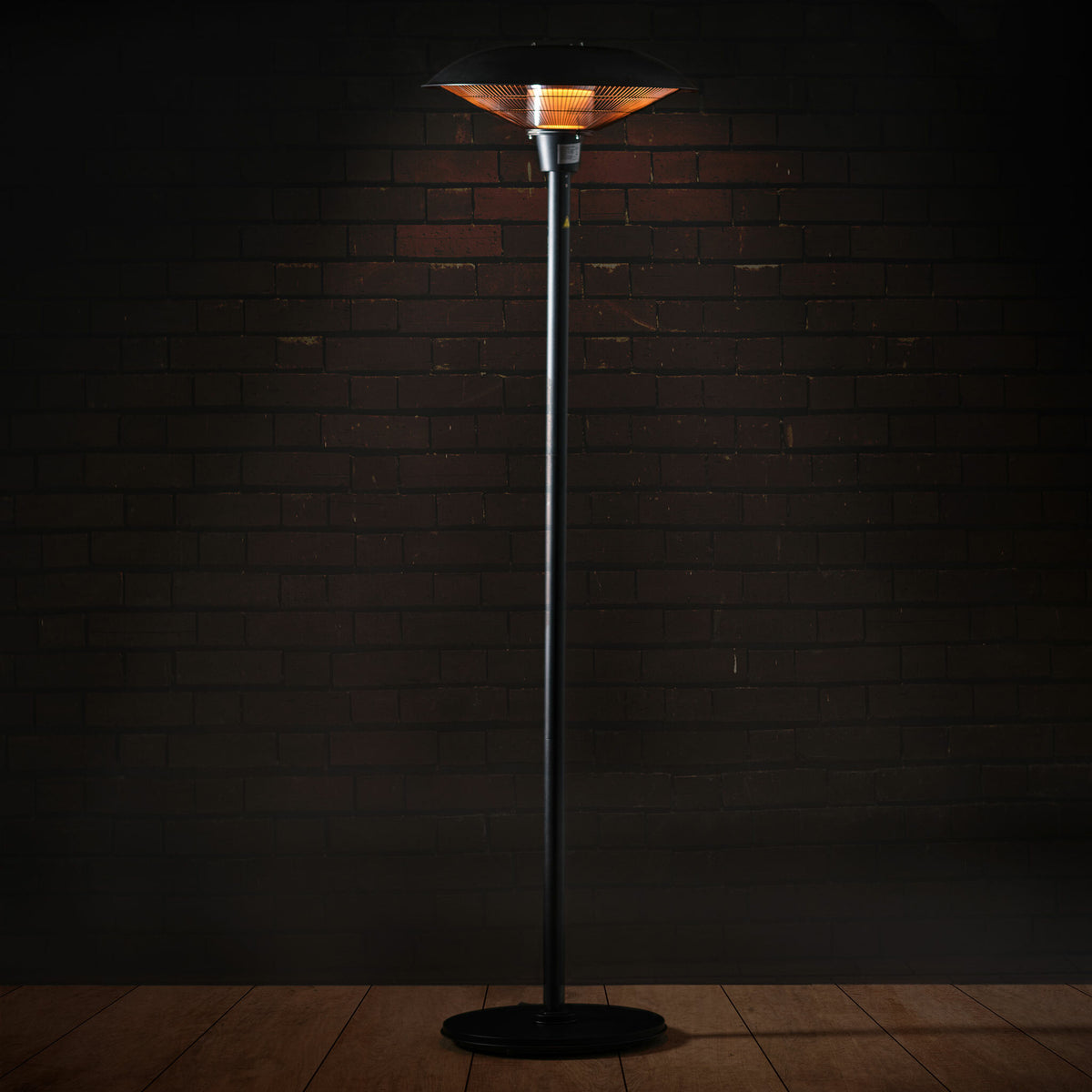 Fornorth Patio Heater Standing Heater Premium 2000W, black