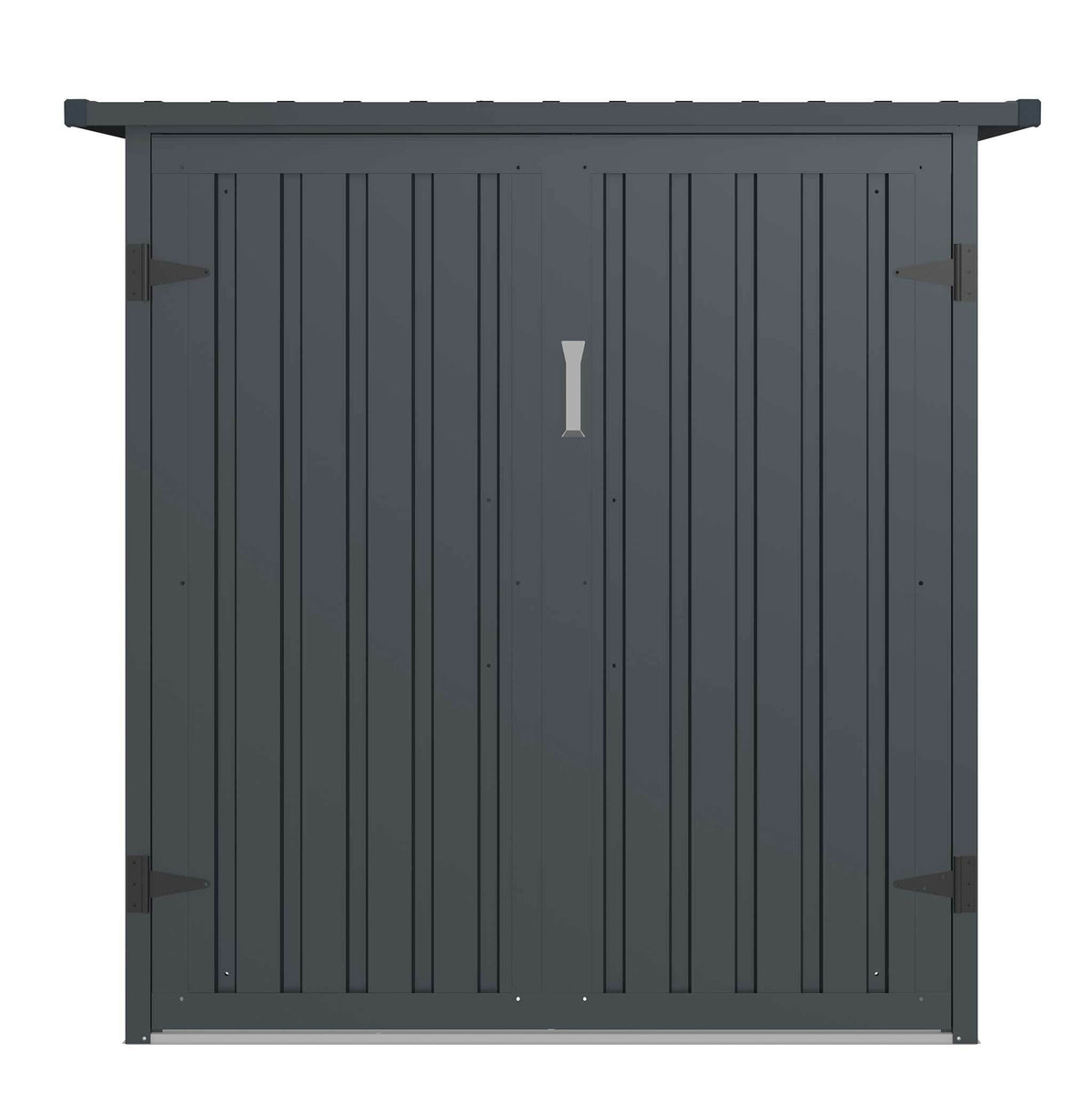 Fornorth Caseta para dos bicicletas 142x198x157cm, gris oscuro