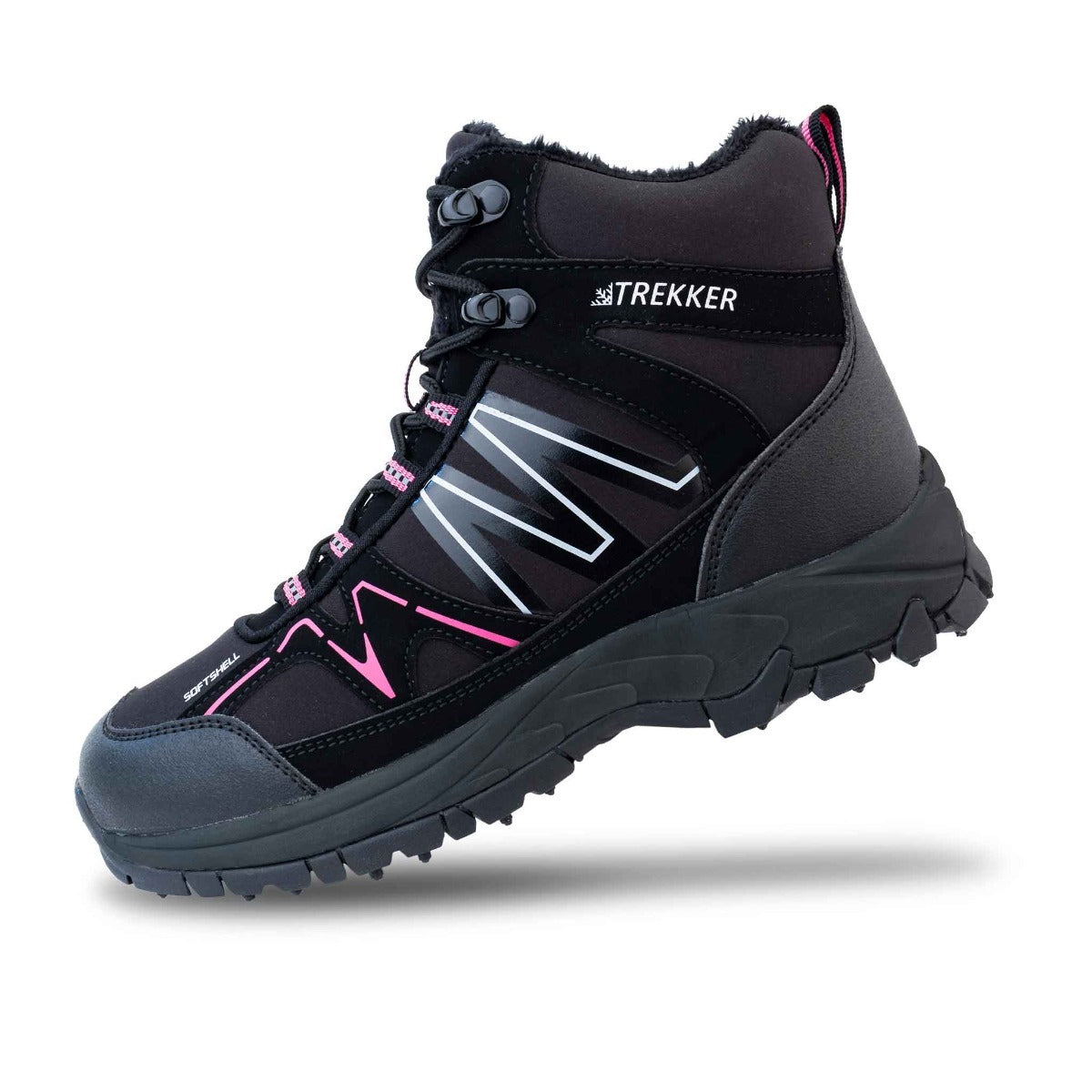 Trekker Zapatos de Invierno con púas - Rosa