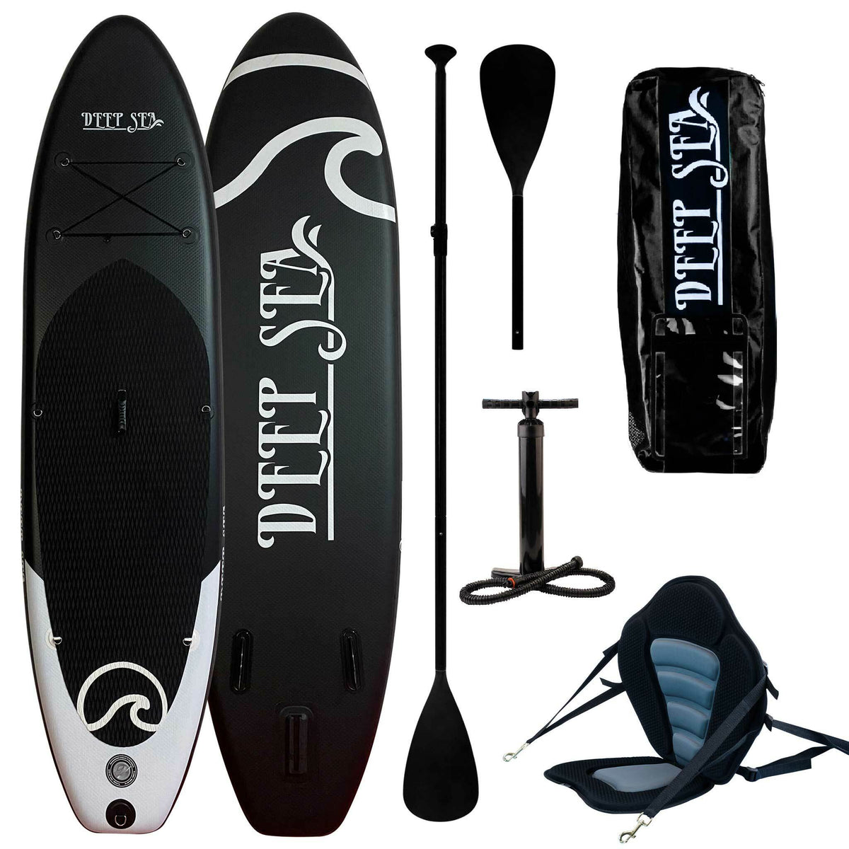 Deep Sea Stand up paddle Kayak Pro 300cm, Noir