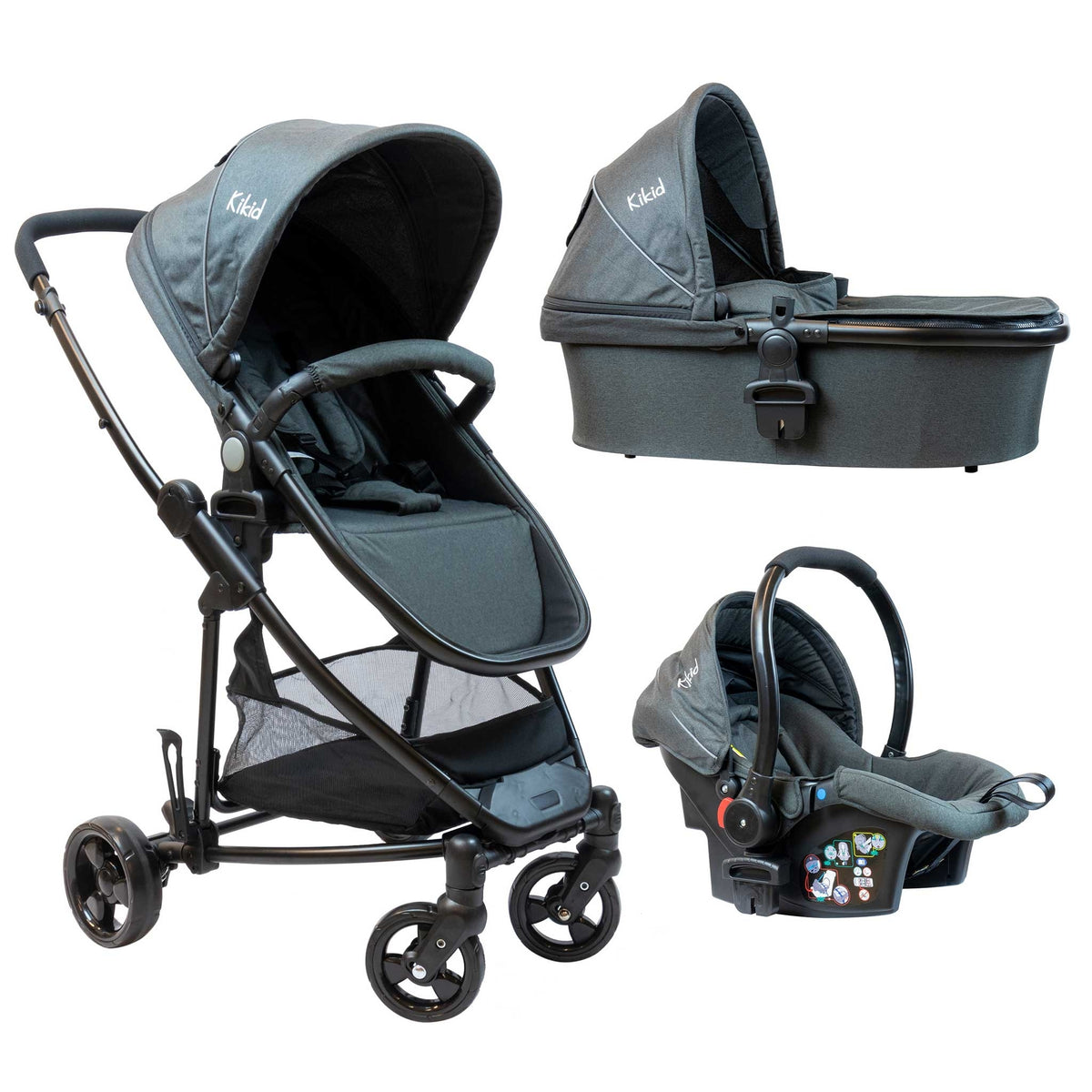 Kikid Reissysteem 3-in-1 Premium
