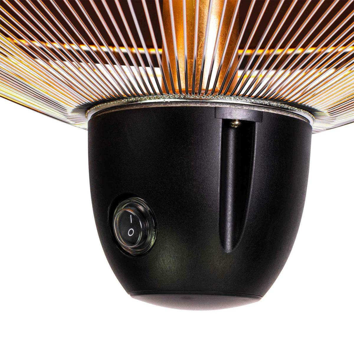 Fornorth Estufa de Exterior Ceiling Heater Deluxe 2000W control remoto, negro