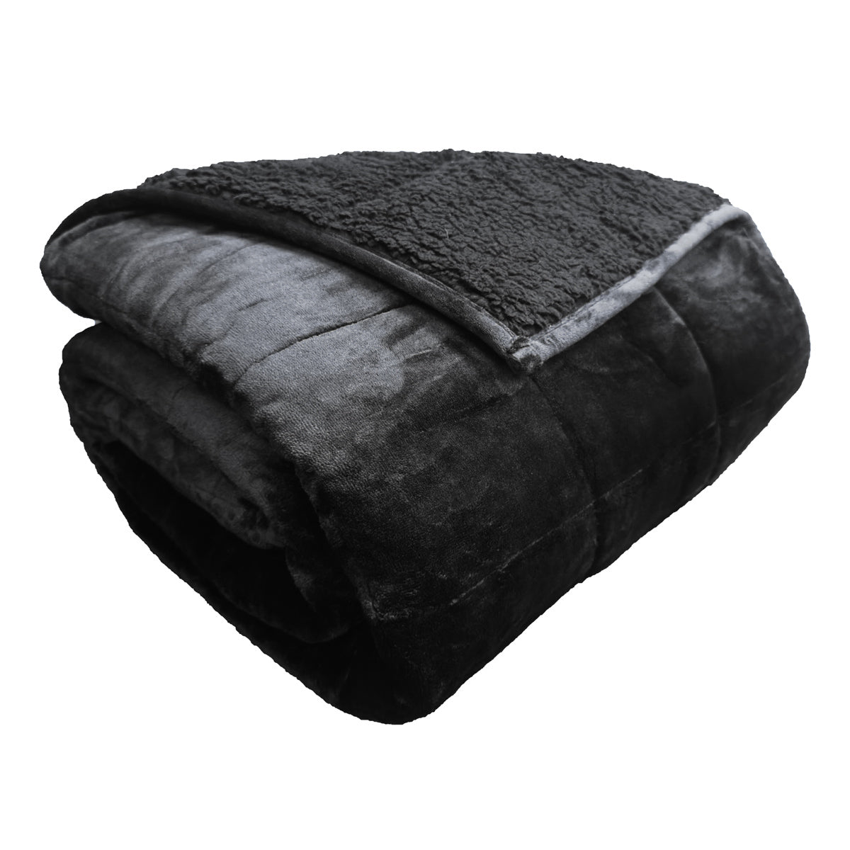 Polar Night Kugledyne 135x200cm sherpa black