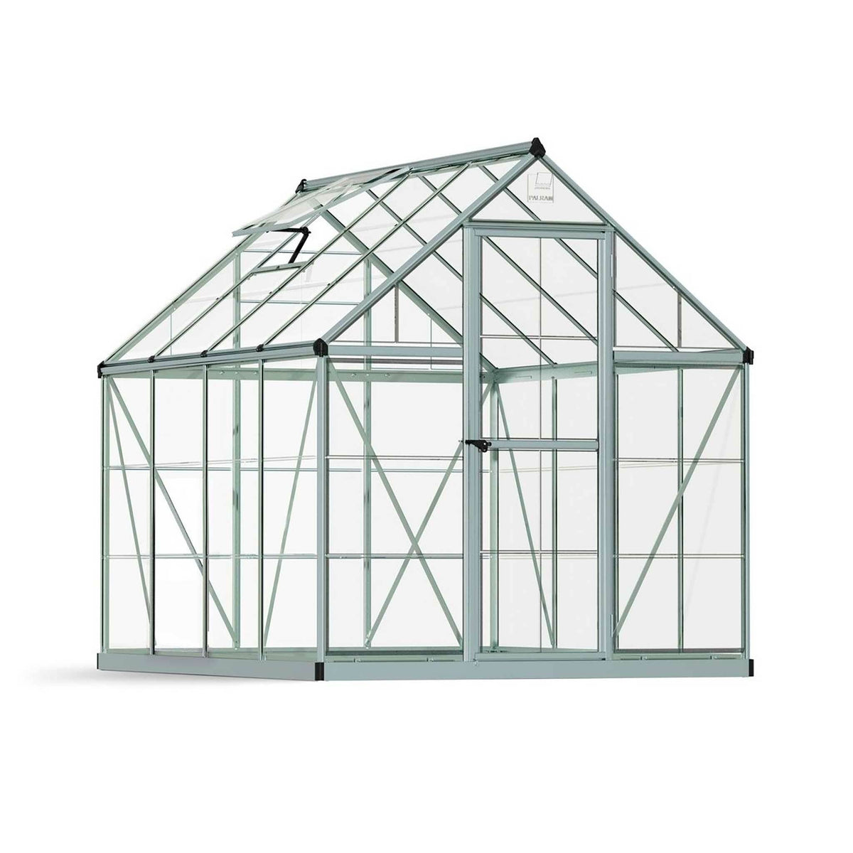 Palram-Canopia Tuinkas Harmony, 4,6m², 6x8, zilver