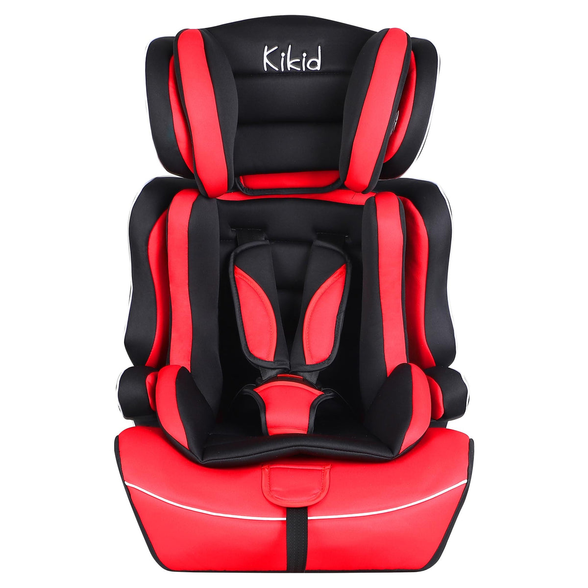 Kikid Kindersitz Basic 76-150cm R129, schwarz rot