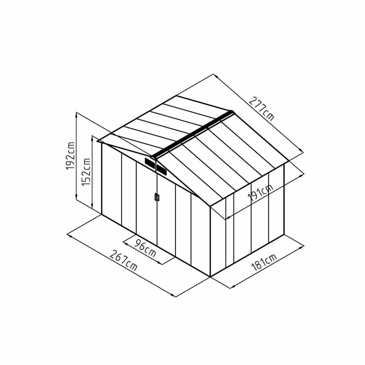 Fornorth Tuinschuur, 5.29m2