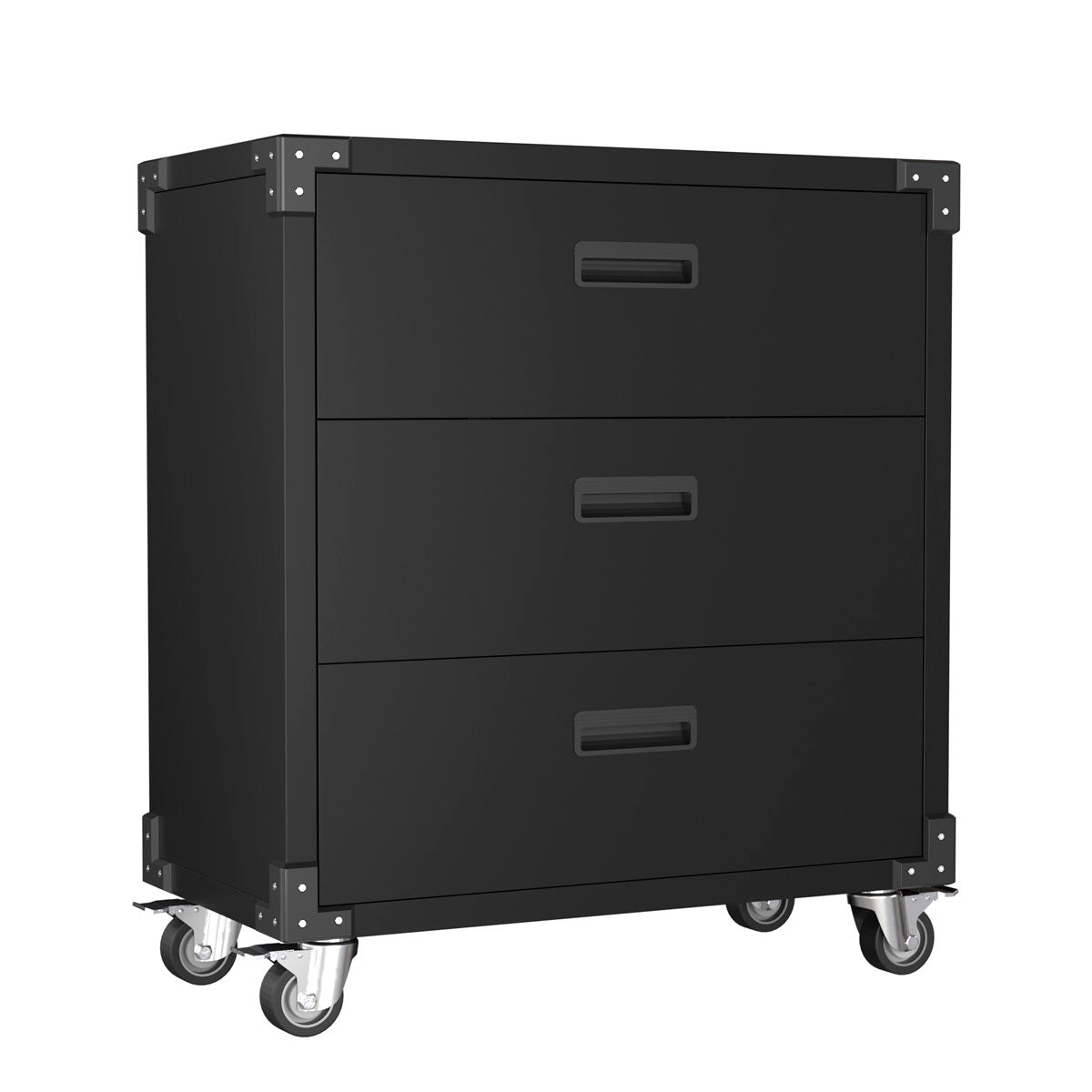 Fornorth Chariot à Outils 90x80x42cm avec Trois Tiroirs