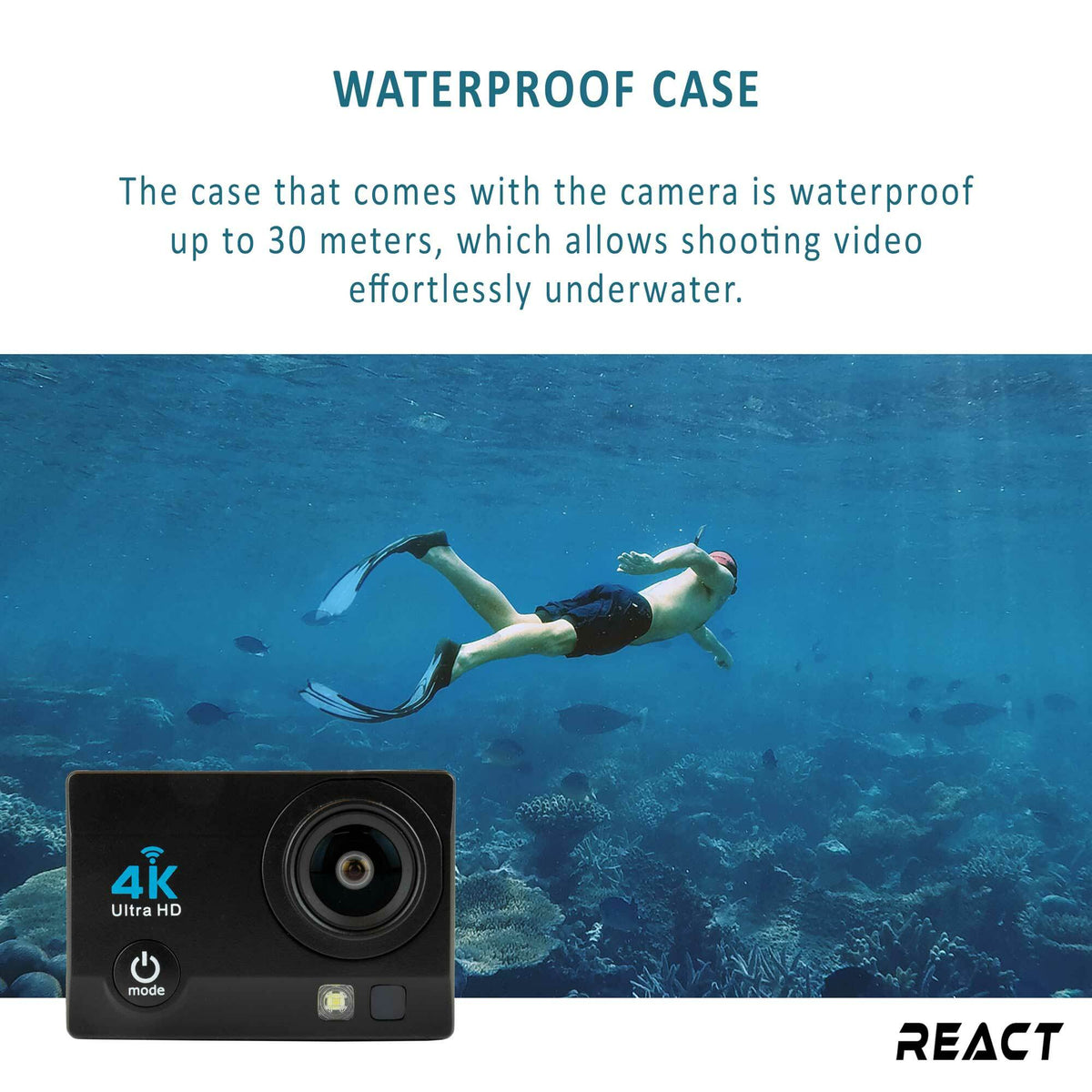 React Action cam Brave 800