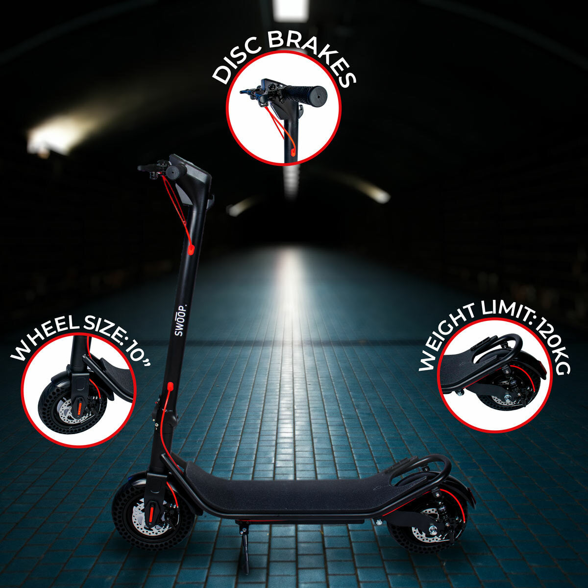 Swoop Patinete eléctrico ES600X