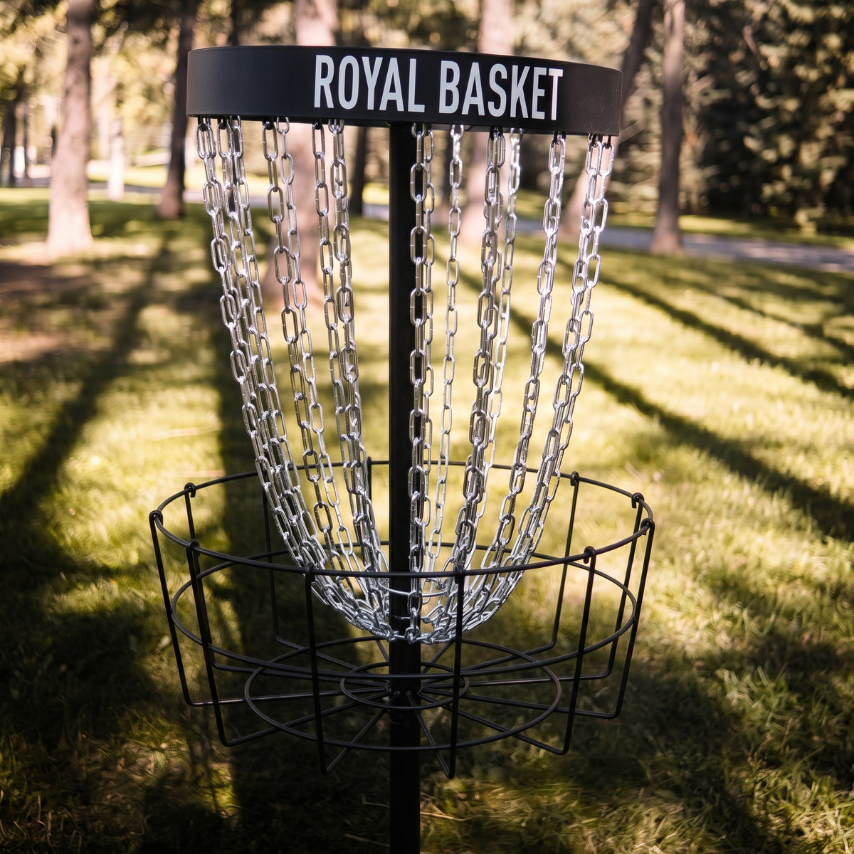 Viking Discs Royal Basket Cesta de Disc Golf, Black Edition