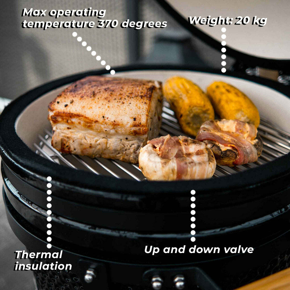 Limousin Kamado Professional 15"
