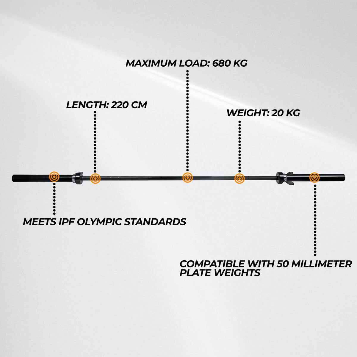 Core Barre Musculation Olympia 20kg