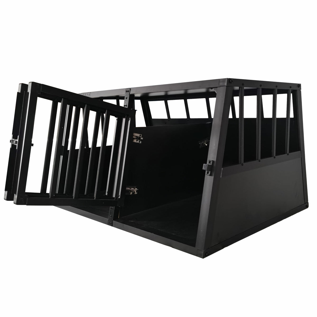 Trekker Hundebox L 89x69x50cm, Schwarz