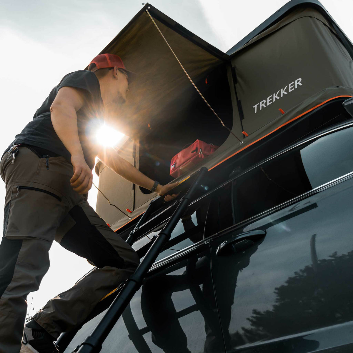 Trekker Tagtelt Hut M, Sort