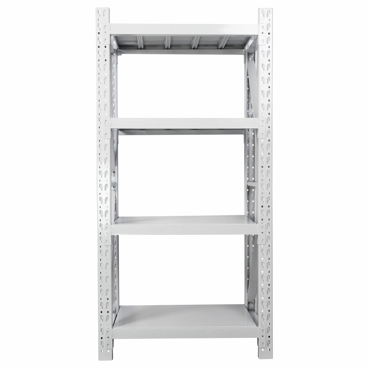 Fornorth Estantería Metálica 800kg, 100x60x200cm, Blanco