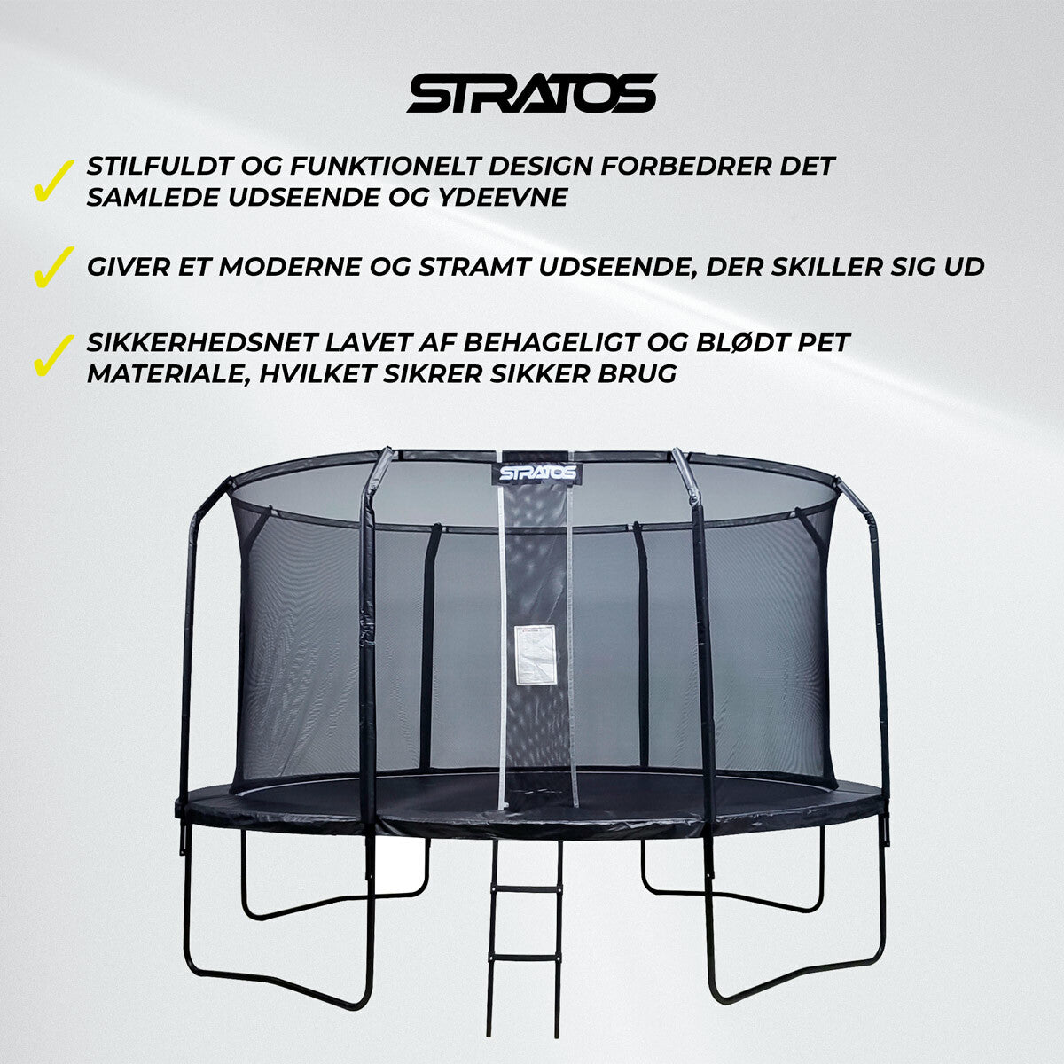 Stratos Trampoliini 427cm Premium Black Line