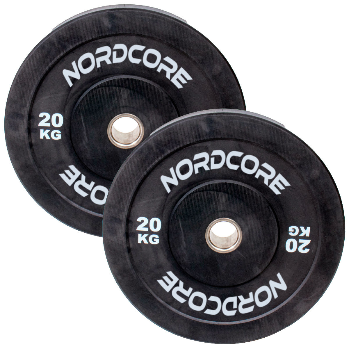 Nordcore Juego de 2 discos bumper Core 5-25 kg