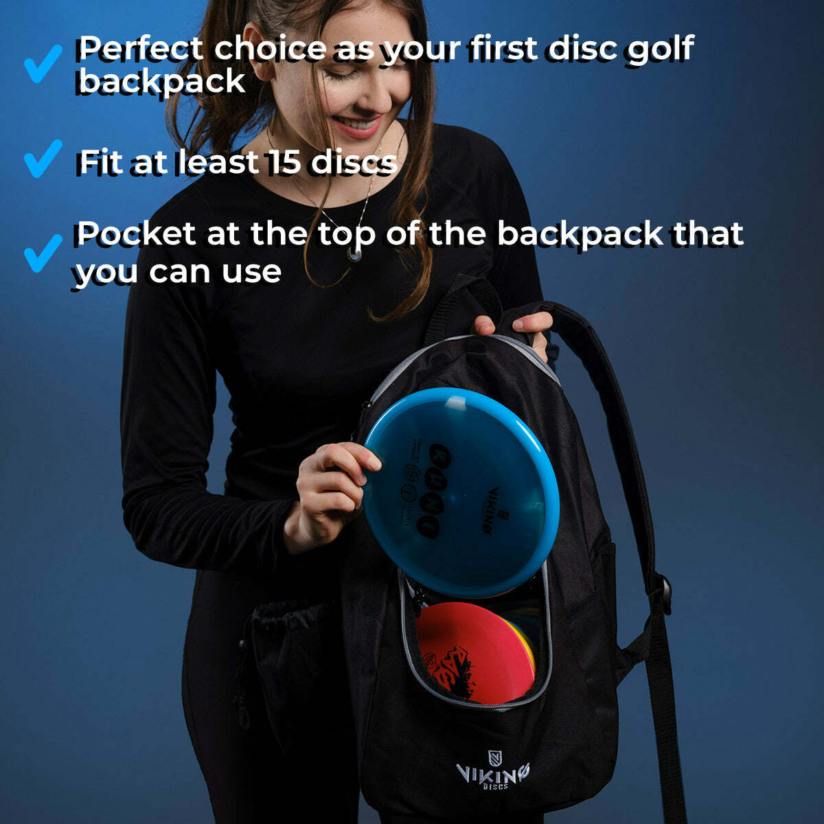 Viking Discs Sac à dos de disque-golf Rucksack Light