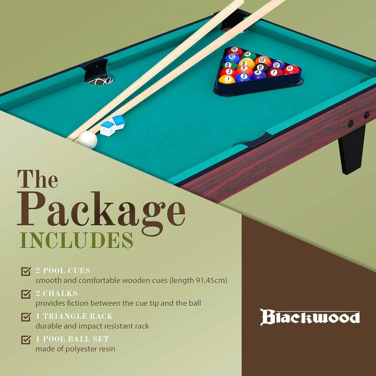 Blackwood Tavolo da biliardo Junior 3'
