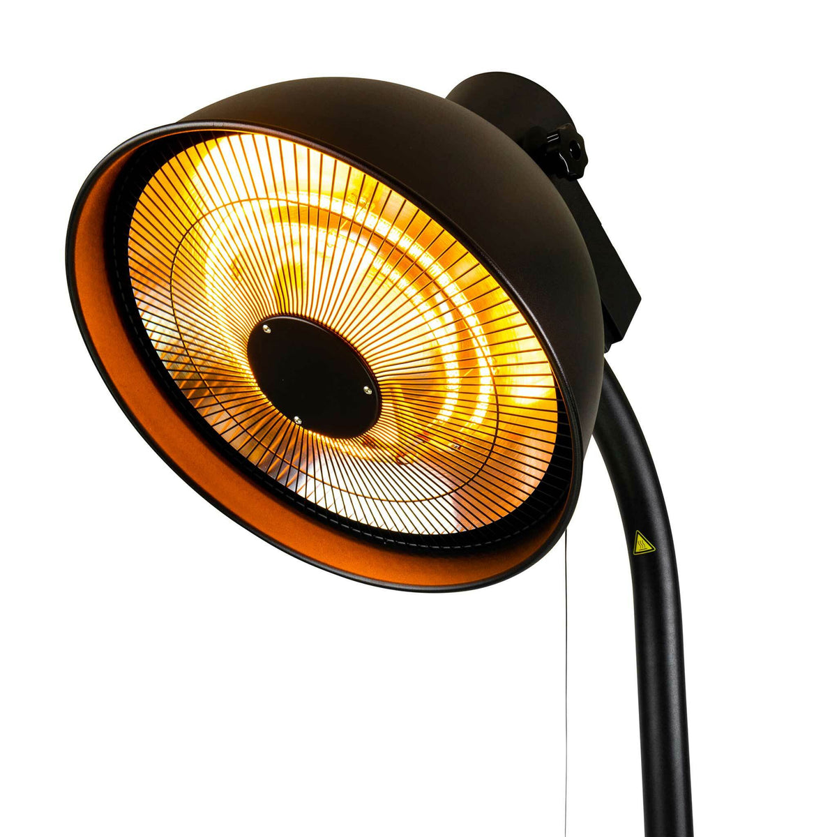 Fornorth Patio Heater Standing Heater Deluxe 2000W, black