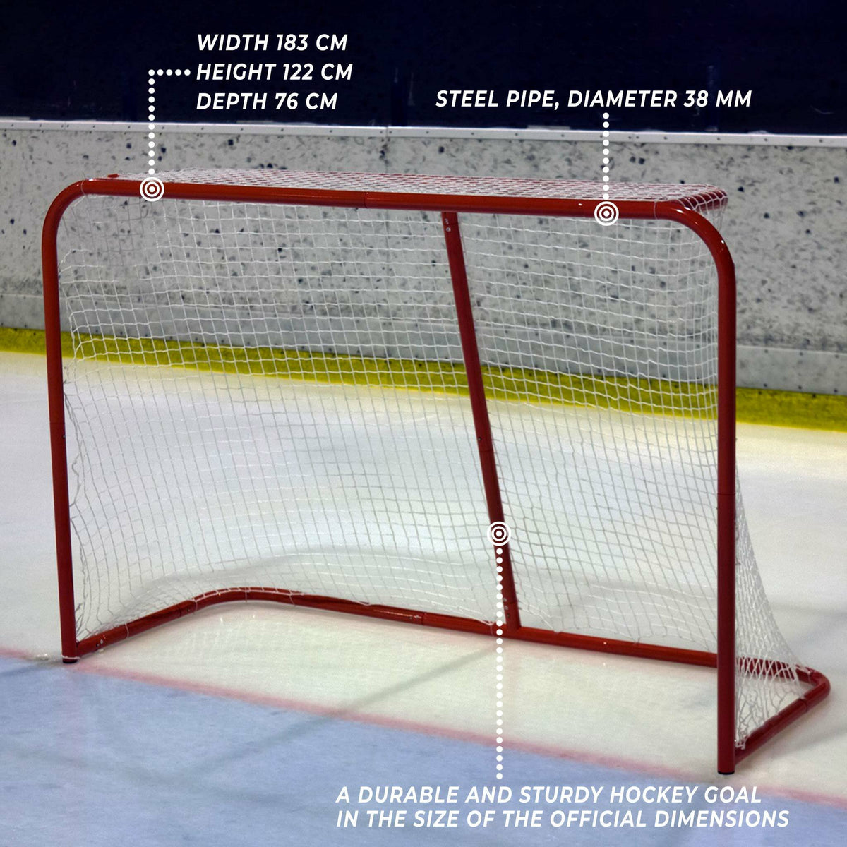 Portería Oficial de Hockey Sobre Hielo