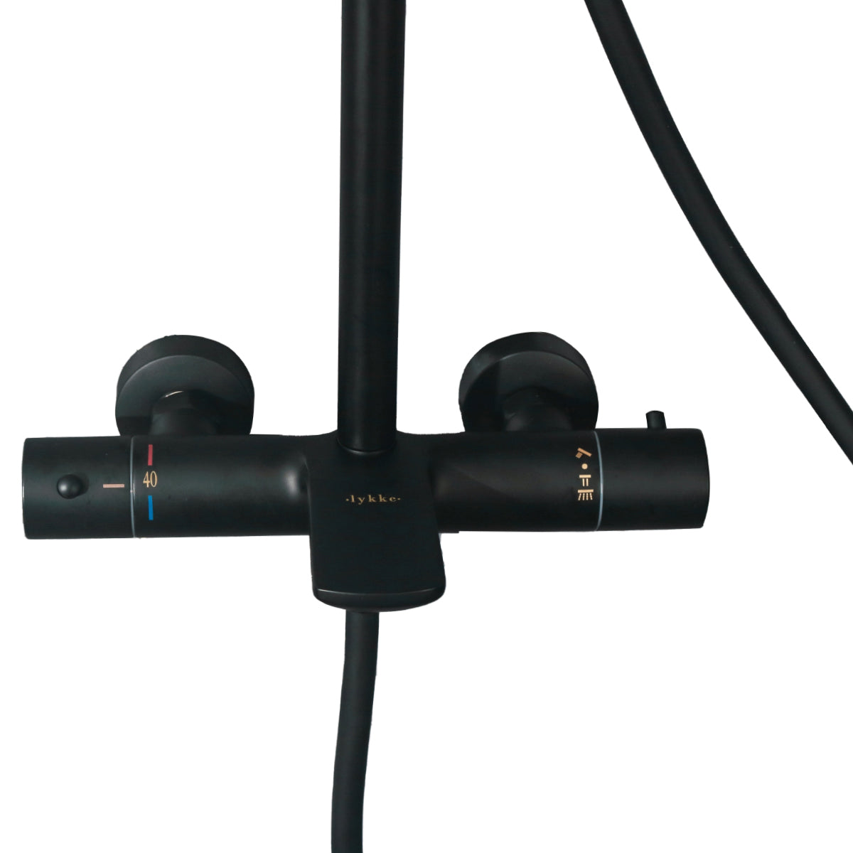 Lykke Rain Shower Premium, black