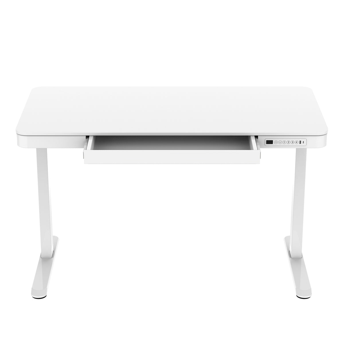 Lykke Electric Standing Desk 120x60cm Polar, white