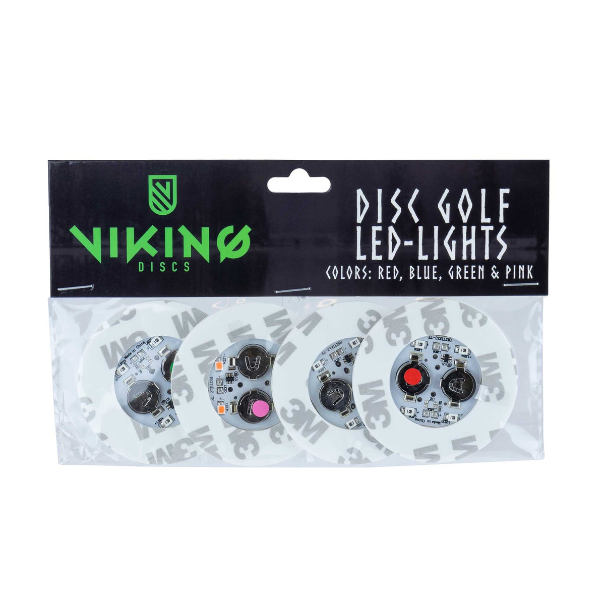 Viking Discs Luces LED para discos, color (4pz)