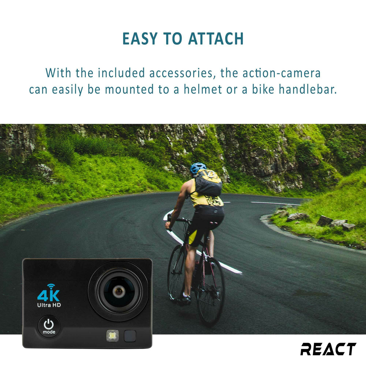 React Action cam Brave 800
