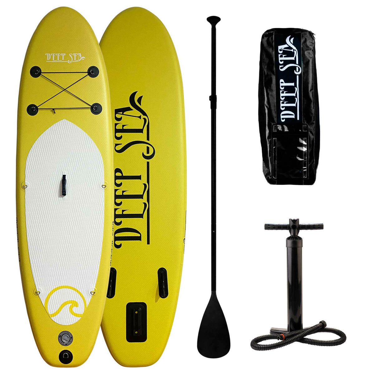 Deep Sea SUP Board Set Standard 275cm, Gelb