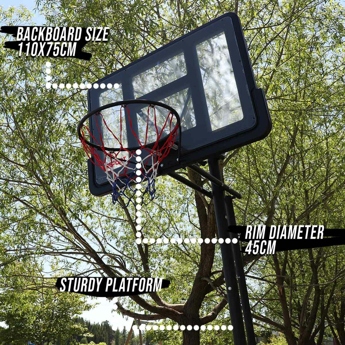 Prosport Basketball Hoop Premium 2,3 - 3,05m