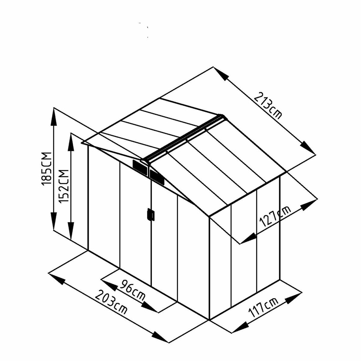 Fornorth Casetta da Giardino, 2.71m2