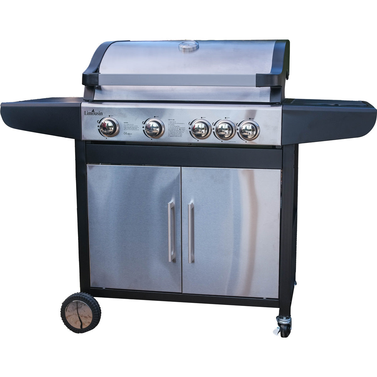 Limousin Barbacoa de gas Royal 4+1 Stainless