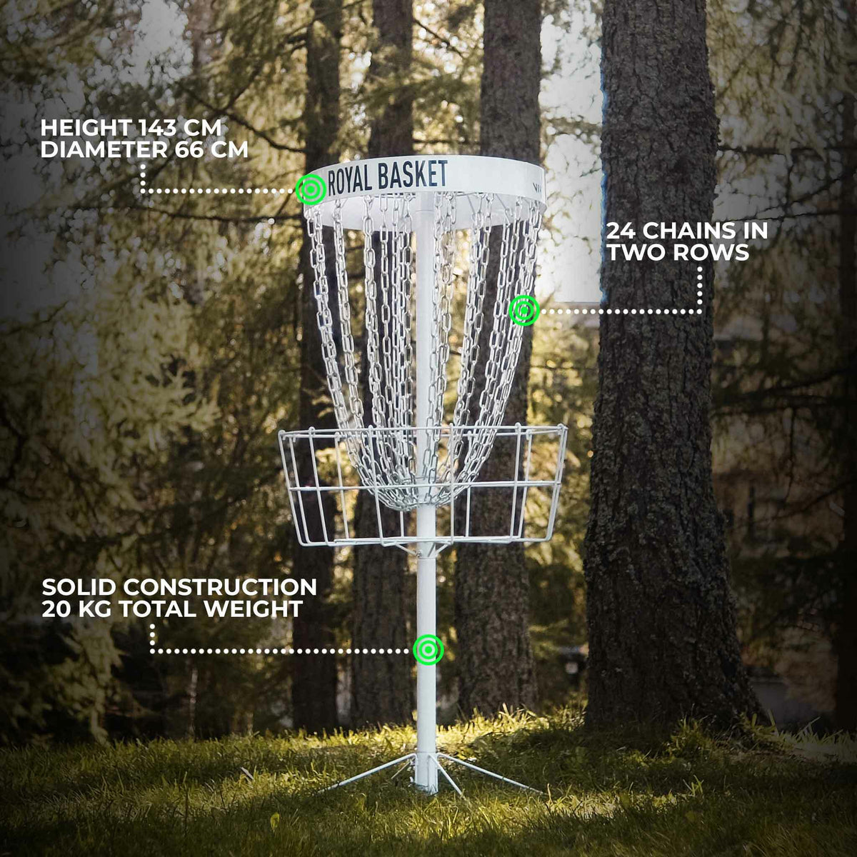 Viking Discs Royal Basket disc golf kurv