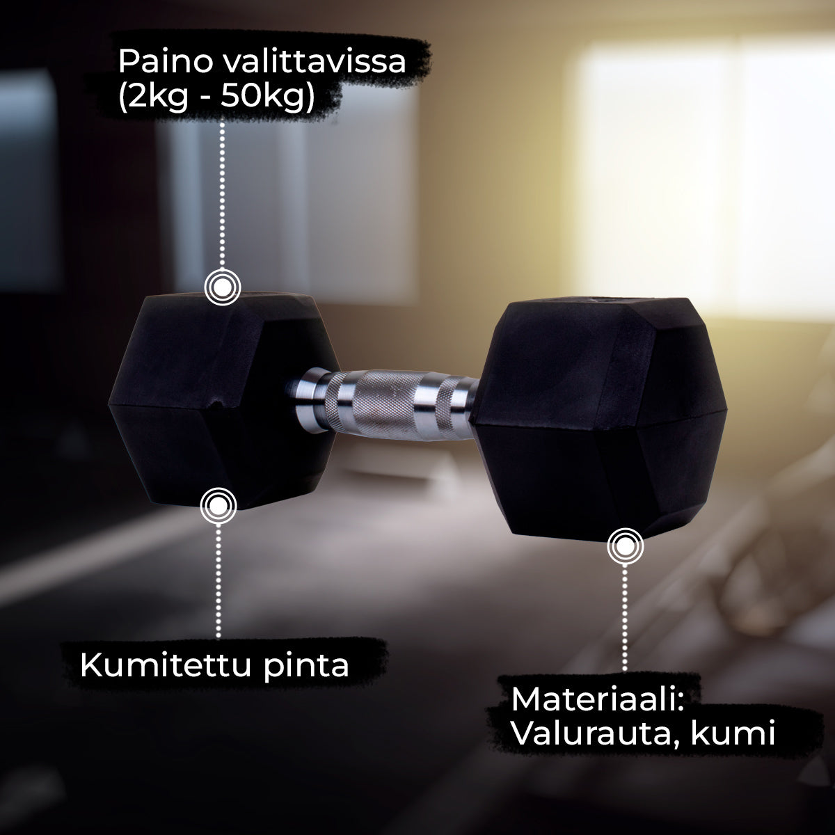 Core Hex Käsipaino  2-50kg