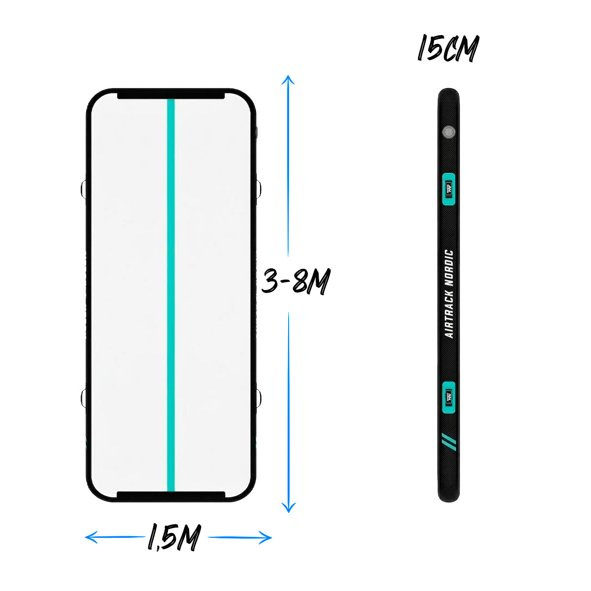 AirTrack Nordic Carbon, 3-8m